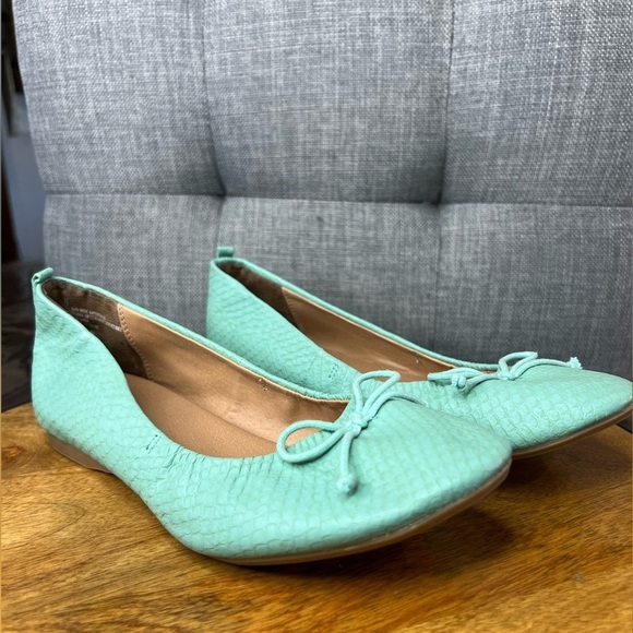 273. Merona Ballet Flats Seafoam Green 7.5 - Picture 1 of 6